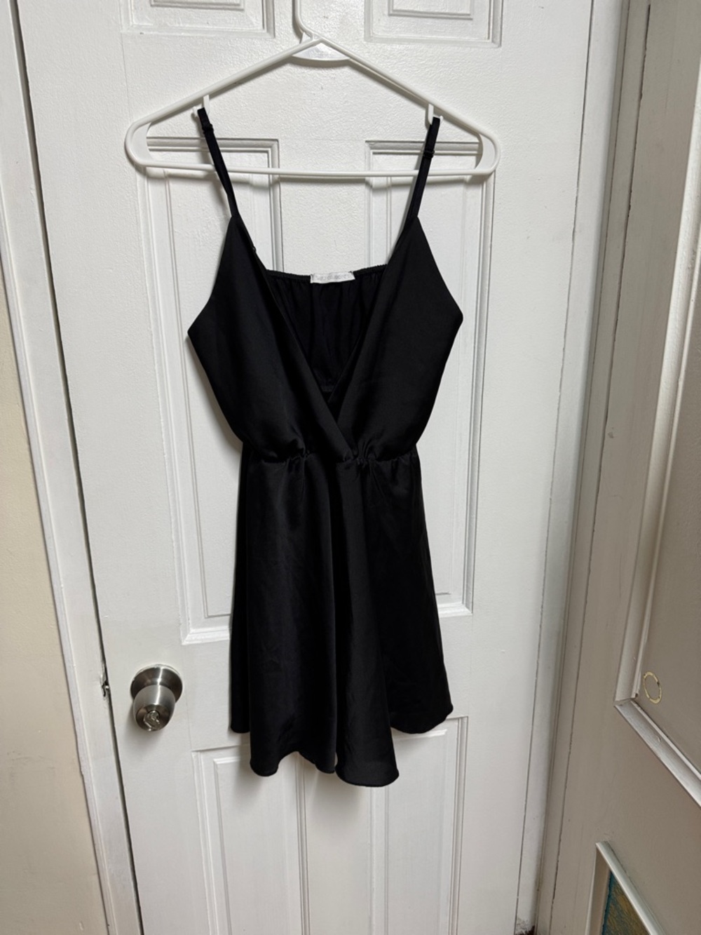 New Collection Black Spaghetti Strap Dress
